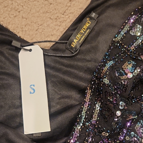 Sequin Black Dress - Picture 2 of 4